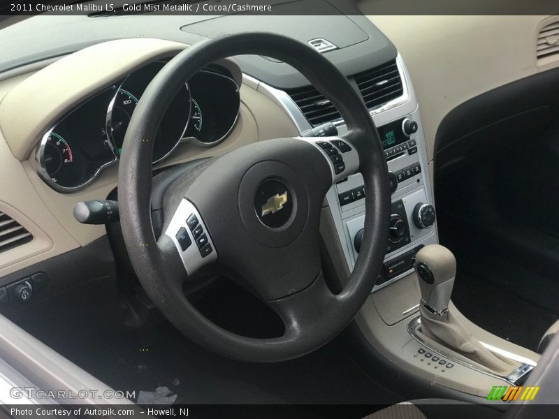 Gold Mist Metallic / Cocoa/Cashmere 2011 Chevrolet Malibu LS