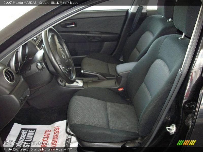 Black Mica / Black 2007 Mazda MAZDA3 i Sedan
