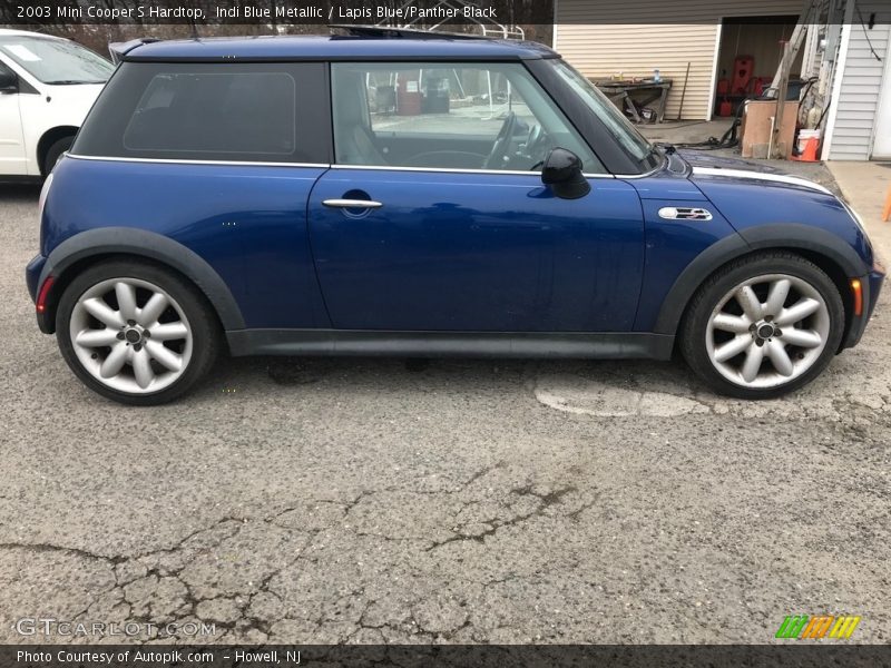 Indi Blue Metallic / Lapis Blue/Panther Black 2003 Mini Cooper S Hardtop
