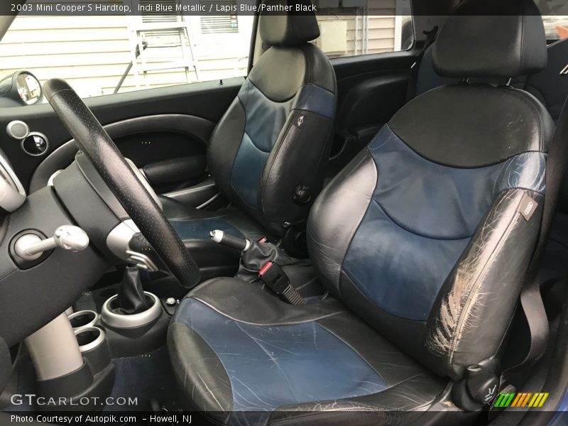 Indi Blue Metallic / Lapis Blue/Panther Black 2003 Mini Cooper S Hardtop
