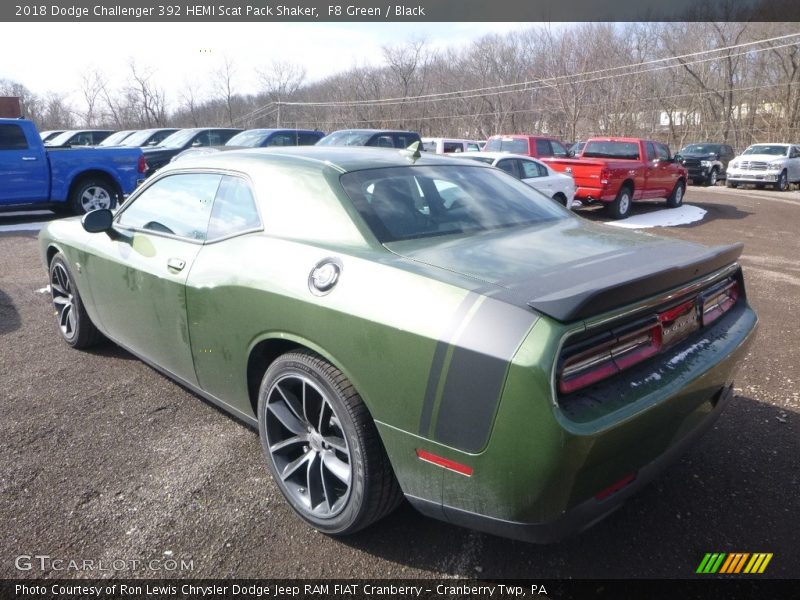 F8 Green / Black 2018 Dodge Challenger 392 HEMI Scat Pack Shaker