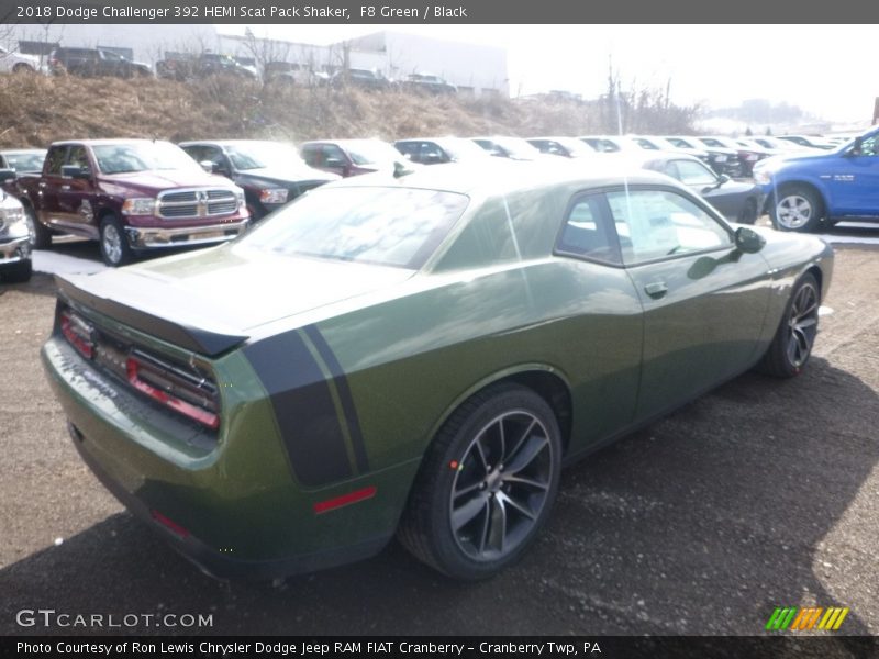 F8 Green / Black 2018 Dodge Challenger 392 HEMI Scat Pack Shaker