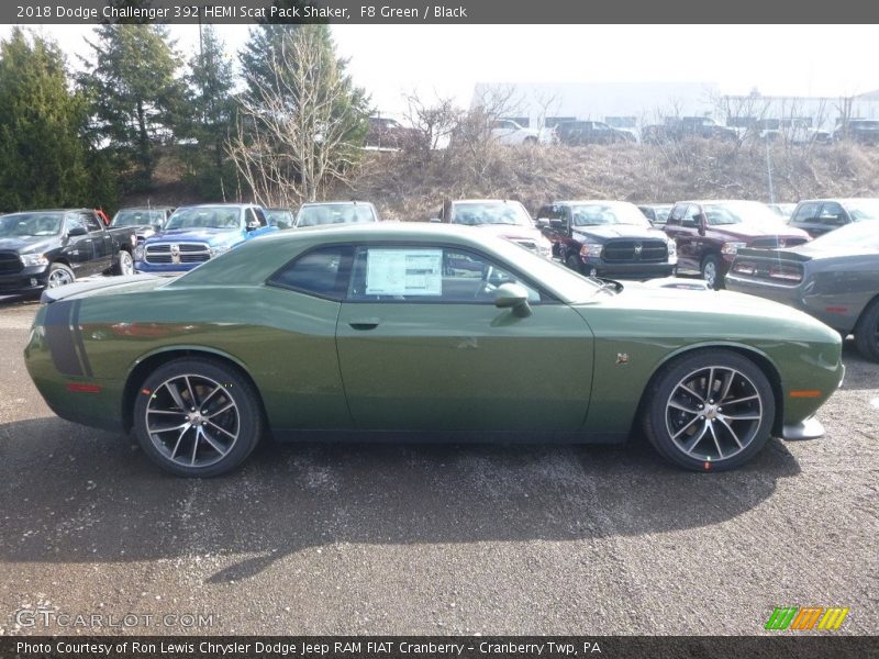 F8 Green / Black 2018 Dodge Challenger 392 HEMI Scat Pack Shaker