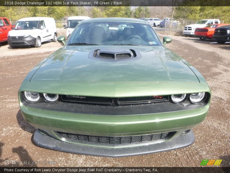 F8 Green / Black 2018 Dodge Challenger 392 HEMI Scat Pack Shaker
