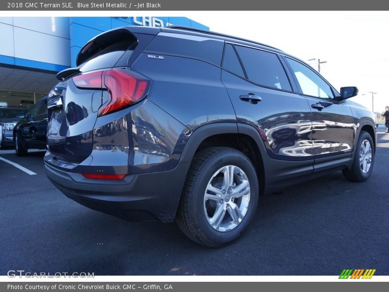 Blue Steel Metallic / ­Jet Black 2018 GMC Terrain SLE