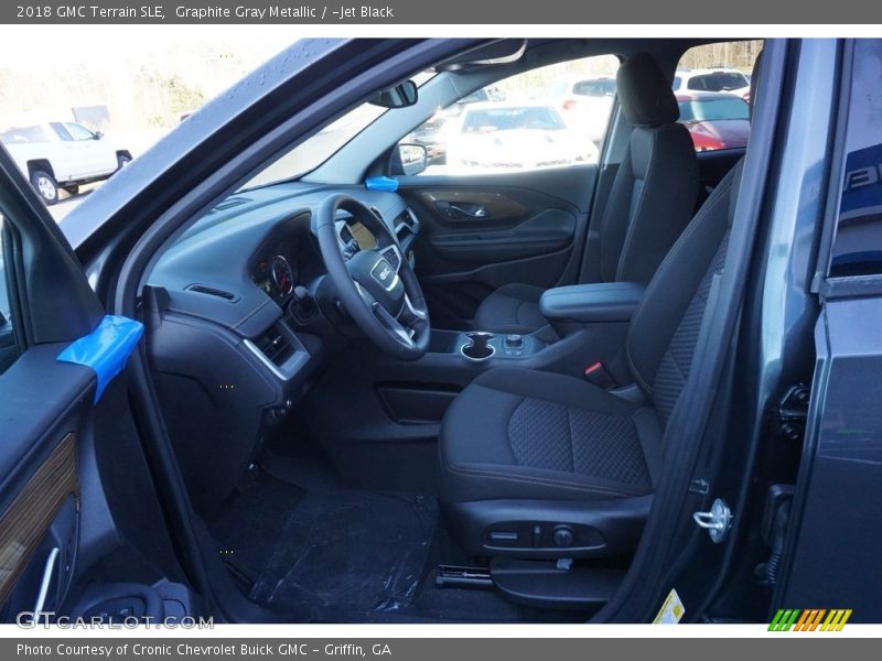 Graphite Gray Metallic / ­Jet Black 2018 GMC Terrain SLE