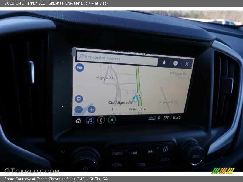 Graphite Gray Metallic / ­Jet Black 2018 GMC Terrain SLE