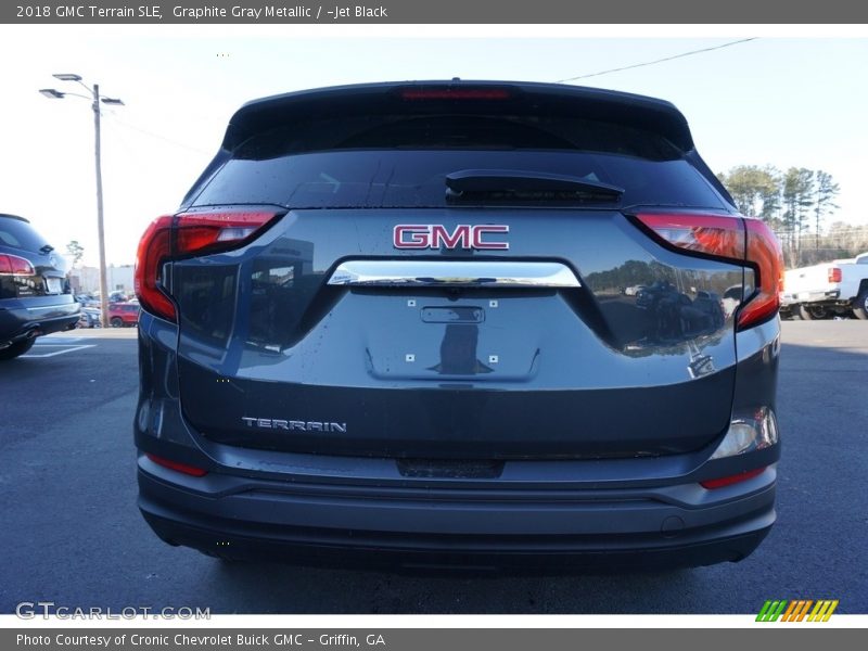 Graphite Gray Metallic / ­Jet Black 2018 GMC Terrain SLE