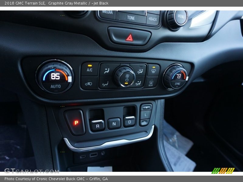 Graphite Gray Metallic / ­Jet Black 2018 GMC Terrain SLE