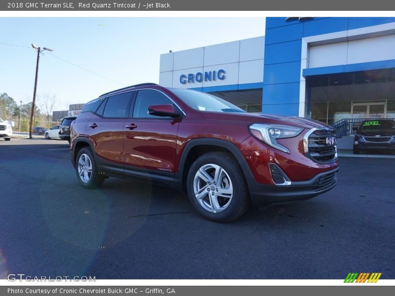 Red Quartz Tintcoat / ­Jet Black 2018 GMC Terrain SLE