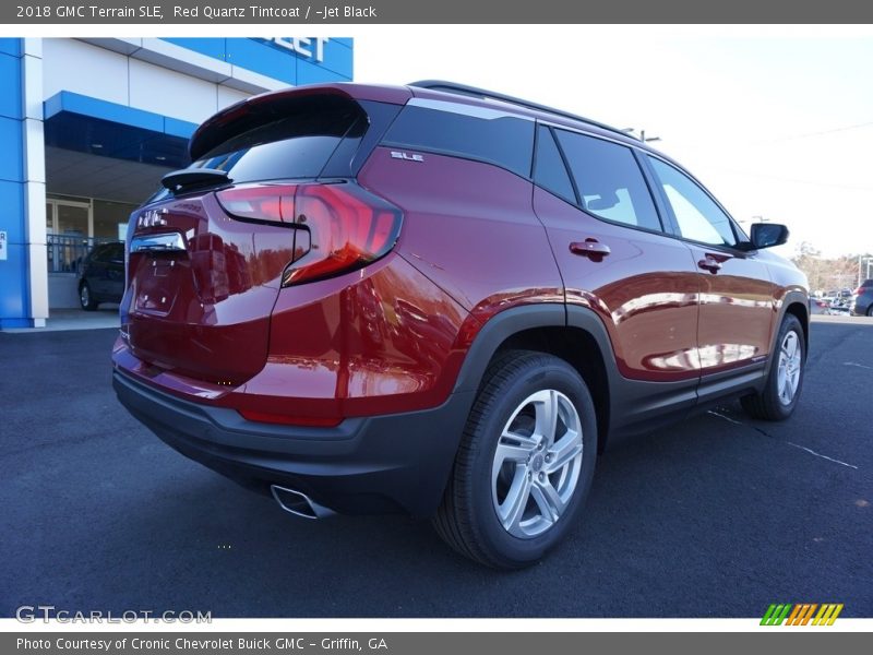 Red Quartz Tintcoat / ­Jet Black 2018 GMC Terrain SLE