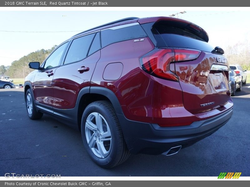 Red Quartz Tintcoat / ­Jet Black 2018 GMC Terrain SLE