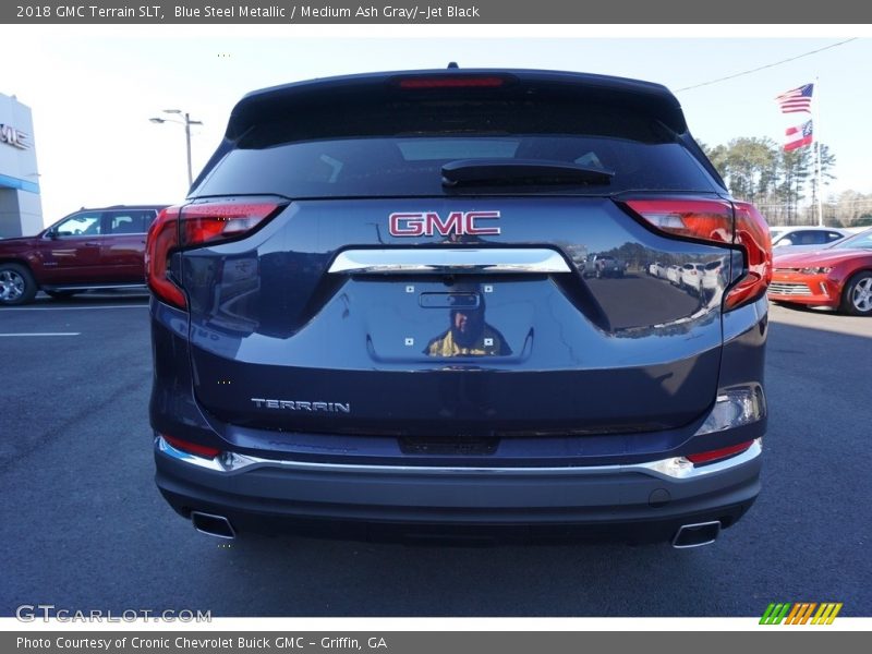 Blue Steel Metallic / Medium Ash Gray/­Jet Black 2018 GMC Terrain SLT
