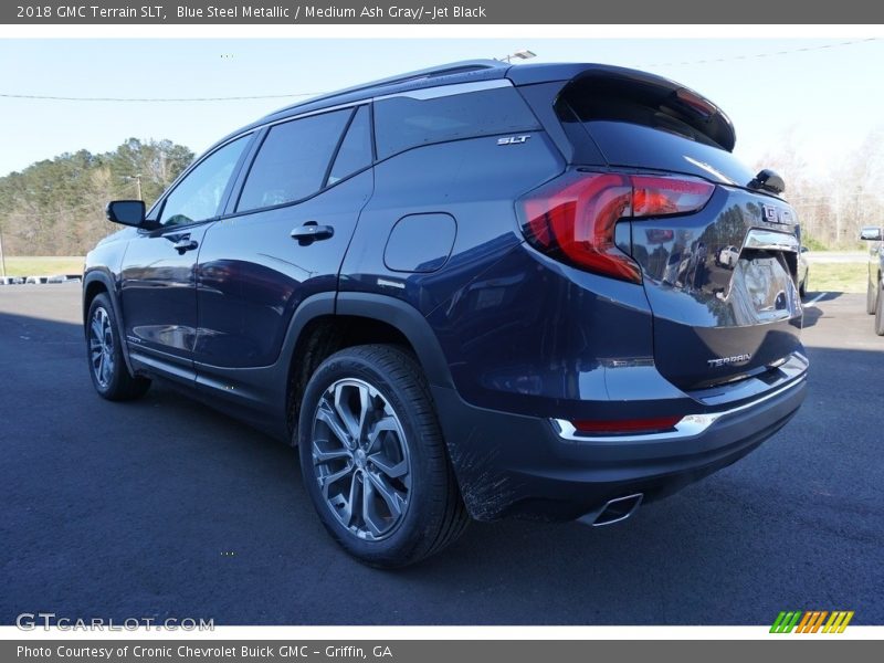 Blue Steel Metallic / Medium Ash Gray/­Jet Black 2018 GMC Terrain SLT
