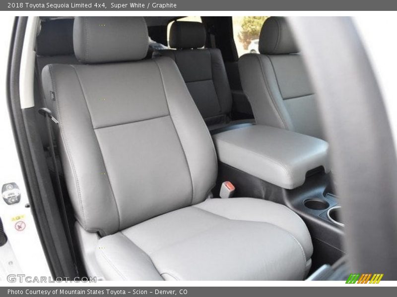 Super White / Graphite 2018 Toyota Sequoia Limited 4x4