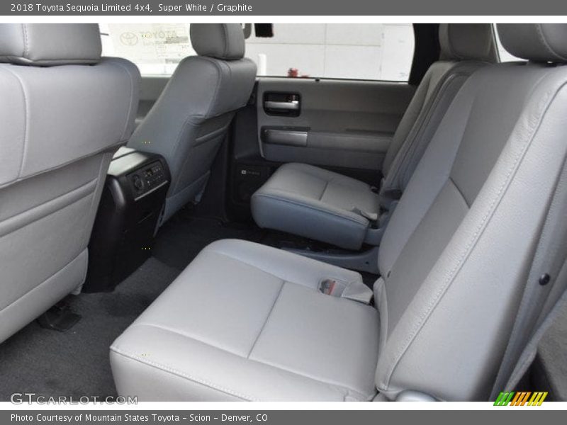 Super White / Graphite 2018 Toyota Sequoia Limited 4x4