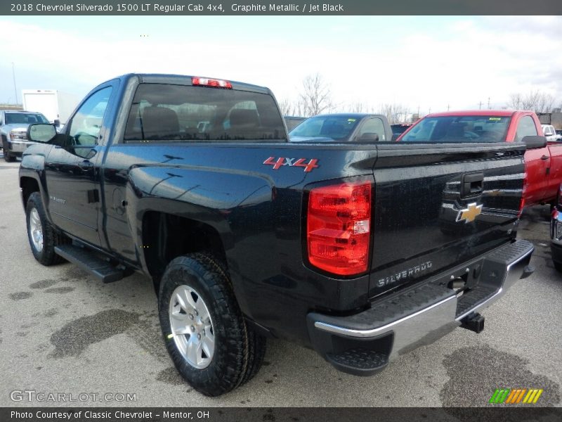 Graphite Metallic / Jet Black 2018 Chevrolet Silverado 1500 LT Regular Cab 4x4