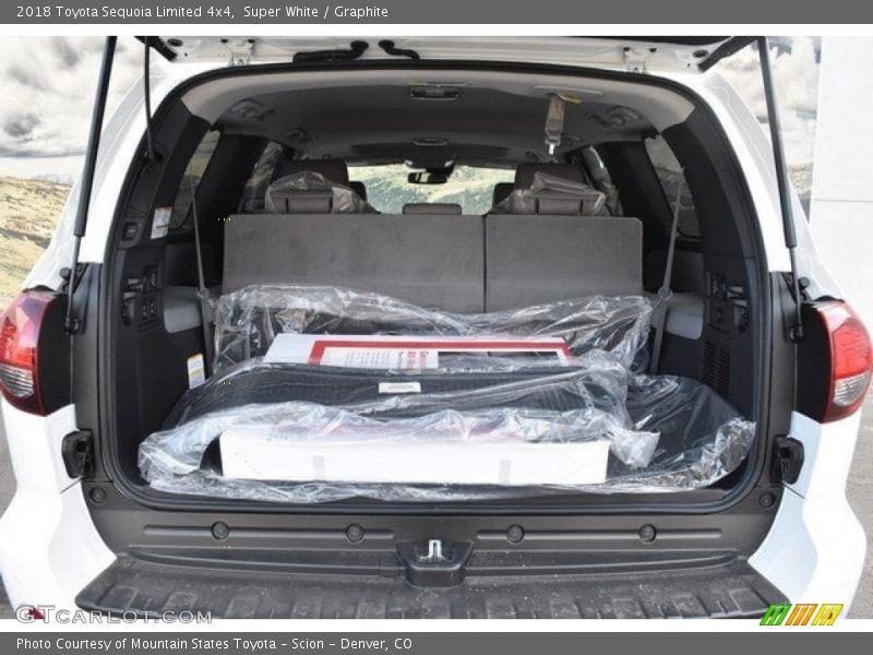 Super White / Graphite 2018 Toyota Sequoia Limited 4x4