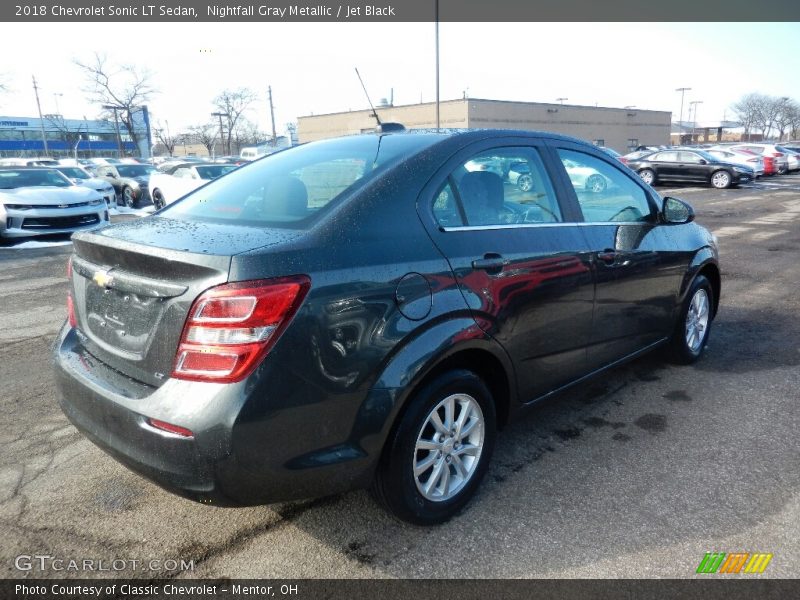 Nightfall Gray Metallic / Jet Black 2018 Chevrolet Sonic LT Sedan