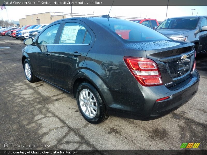 Nightfall Gray Metallic / Jet Black 2018 Chevrolet Sonic LT Sedan