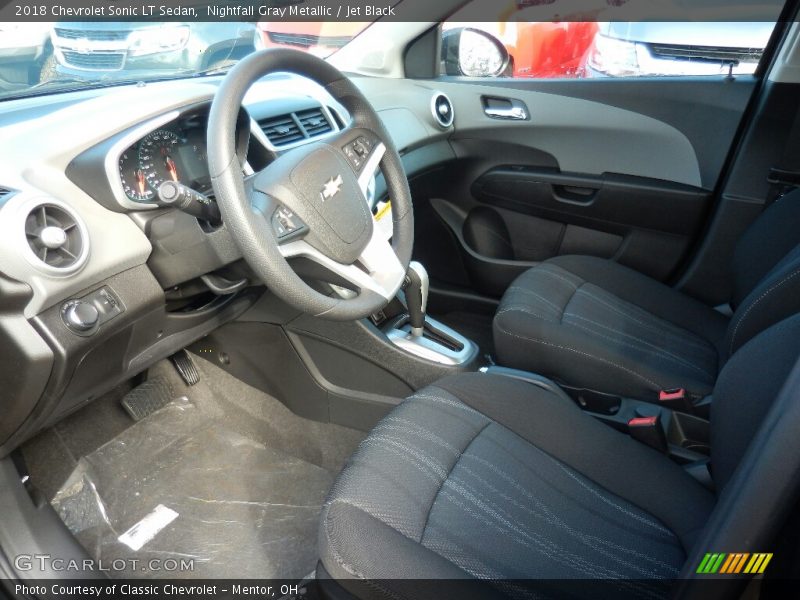 Nightfall Gray Metallic / Jet Black 2018 Chevrolet Sonic LT Sedan