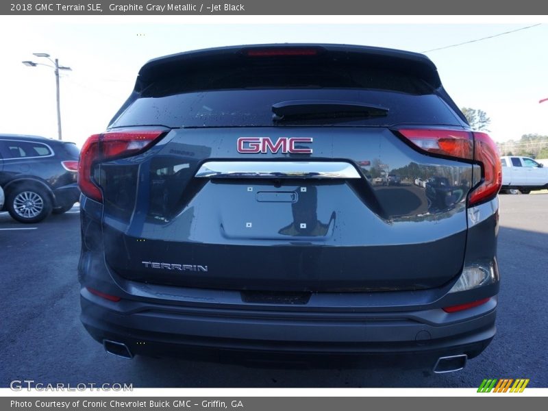 Graphite Gray Metallic / ­Jet Black 2018 GMC Terrain SLE