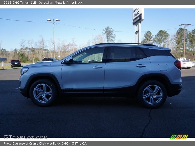 Quicksilver Metallic / ­Jet Black 2018 GMC Terrain SLE