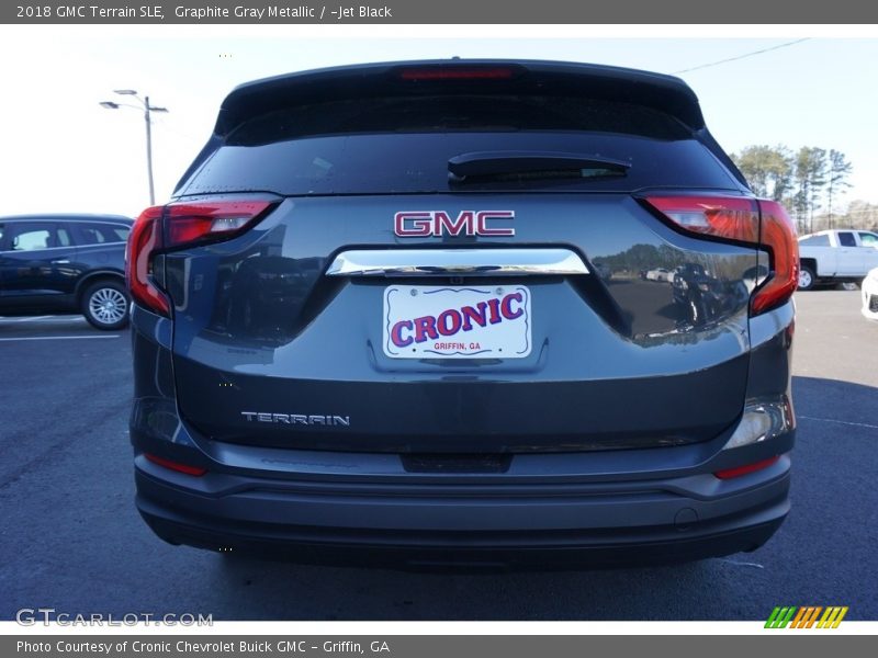 Graphite Gray Metallic / ­Jet Black 2018 GMC Terrain SLE