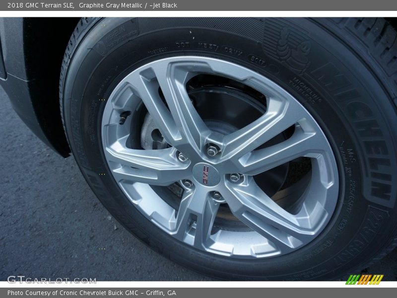 Graphite Gray Metallic / ­Jet Black 2018 GMC Terrain SLE
