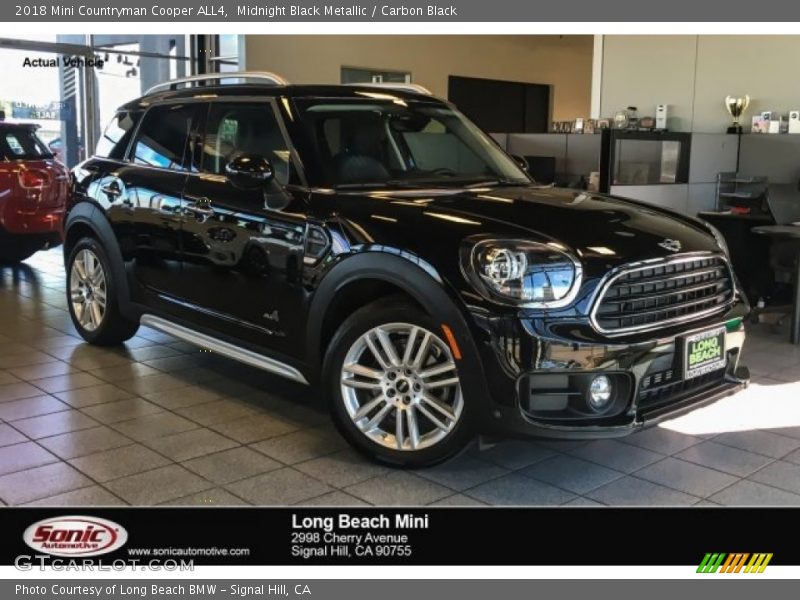 Midnight Black Metallic / Carbon Black 2018 Mini Countryman Cooper ALL4