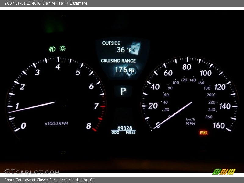 Starfire Pearl / Cashmere 2007 Lexus LS 460