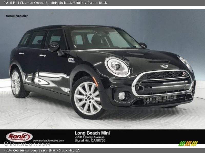 Midnight Black Metallic / Carbon Black 2018 Mini Clubman Cooper S