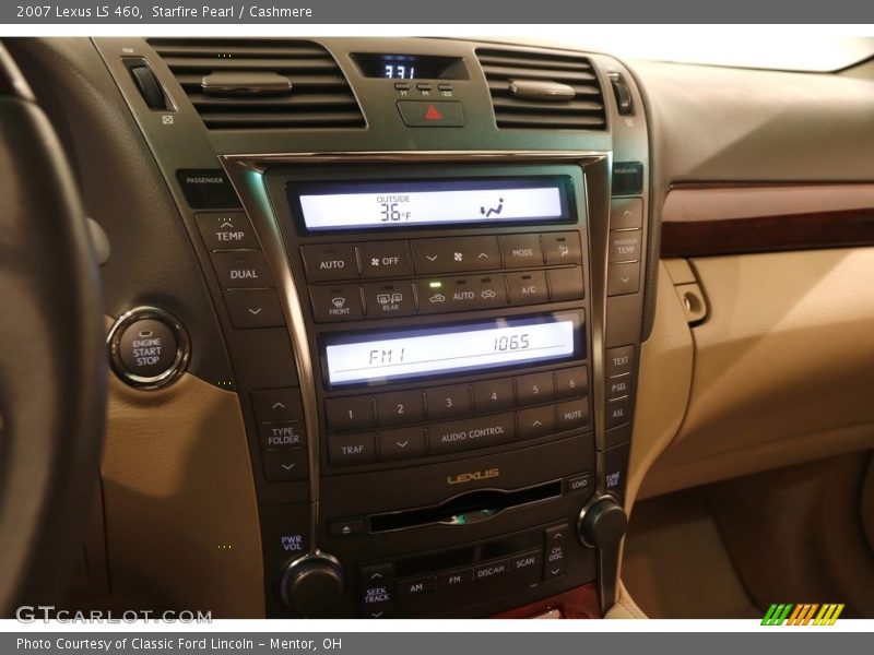 Starfire Pearl / Cashmere 2007 Lexus LS 460