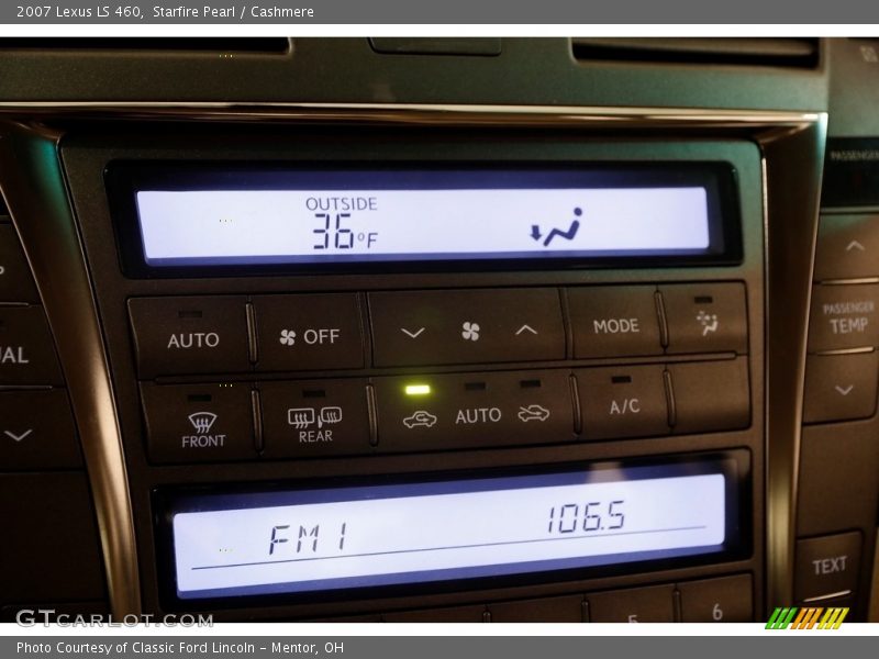 Starfire Pearl / Cashmere 2007 Lexus LS 460