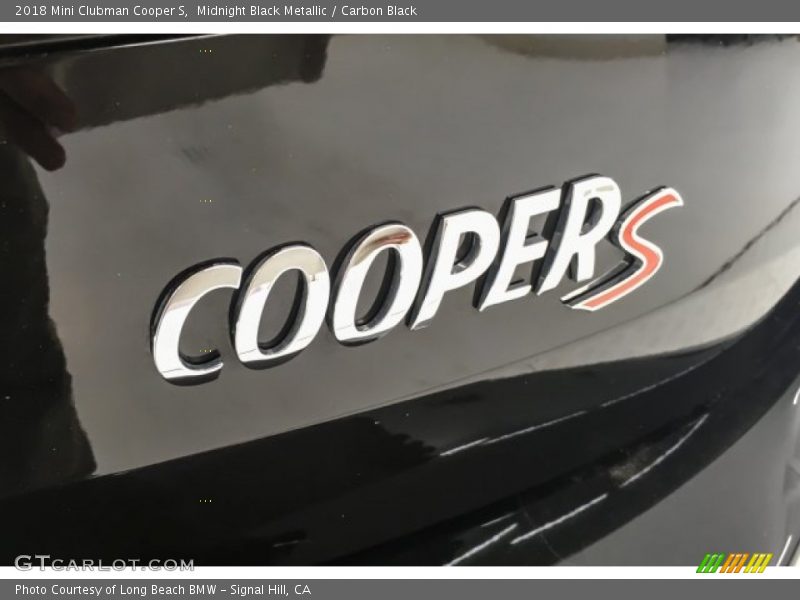 Midnight Black Metallic / Carbon Black 2018 Mini Clubman Cooper S