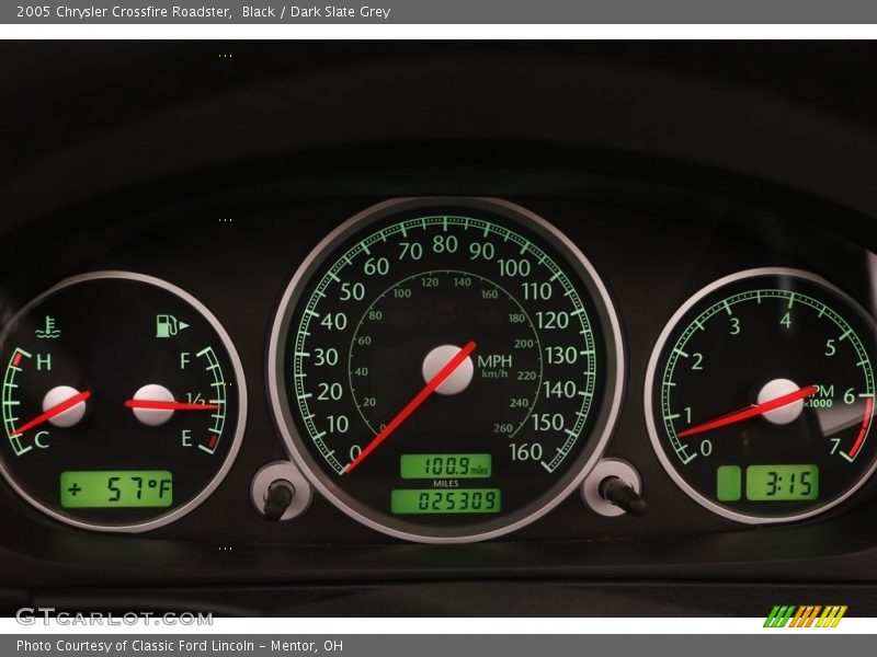Black / Dark Slate Grey 2005 Chrysler Crossfire Roadster