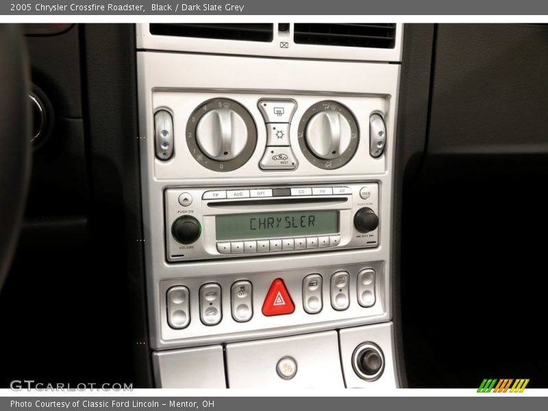 Black / Dark Slate Grey 2005 Chrysler Crossfire Roadster