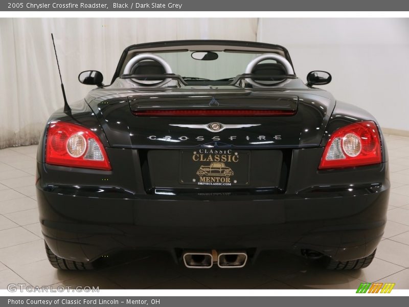 Black / Dark Slate Grey 2005 Chrysler Crossfire Roadster