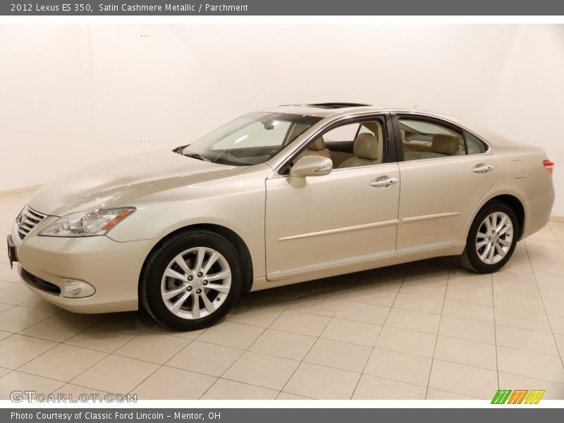 Satin Cashmere Metallic / Parchment 2012 Lexus ES 350