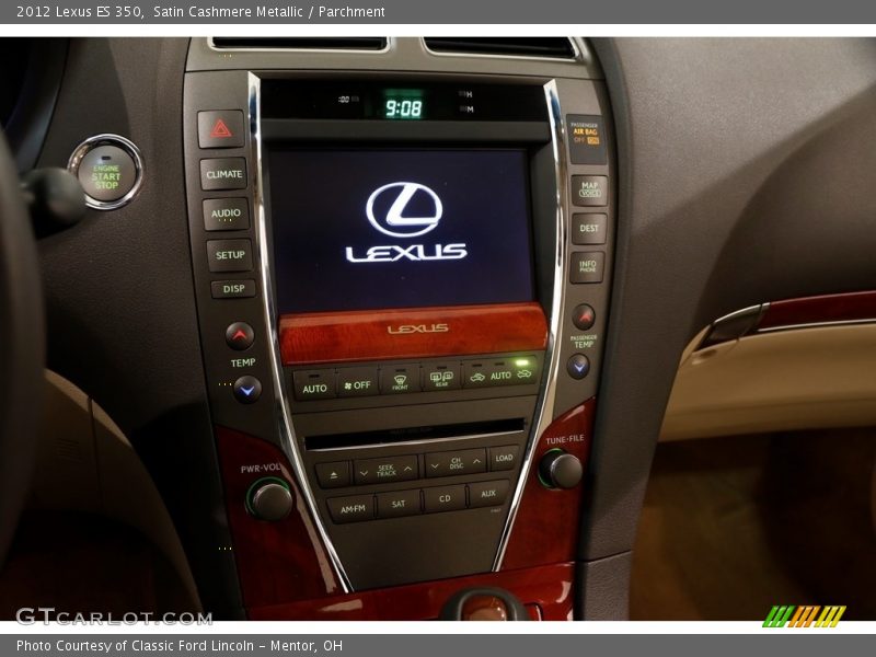 Satin Cashmere Metallic / Parchment 2012 Lexus ES 350