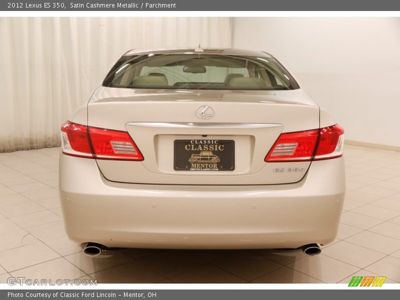 Satin Cashmere Metallic / Parchment 2012 Lexus ES 350