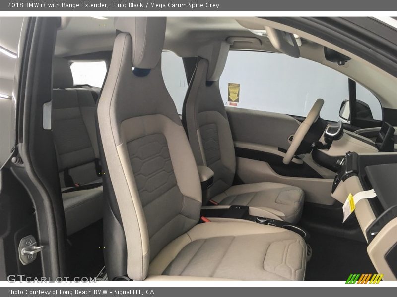 Fluid Black / Mega Carum Spice Grey 2018 BMW i3 with Range Extender