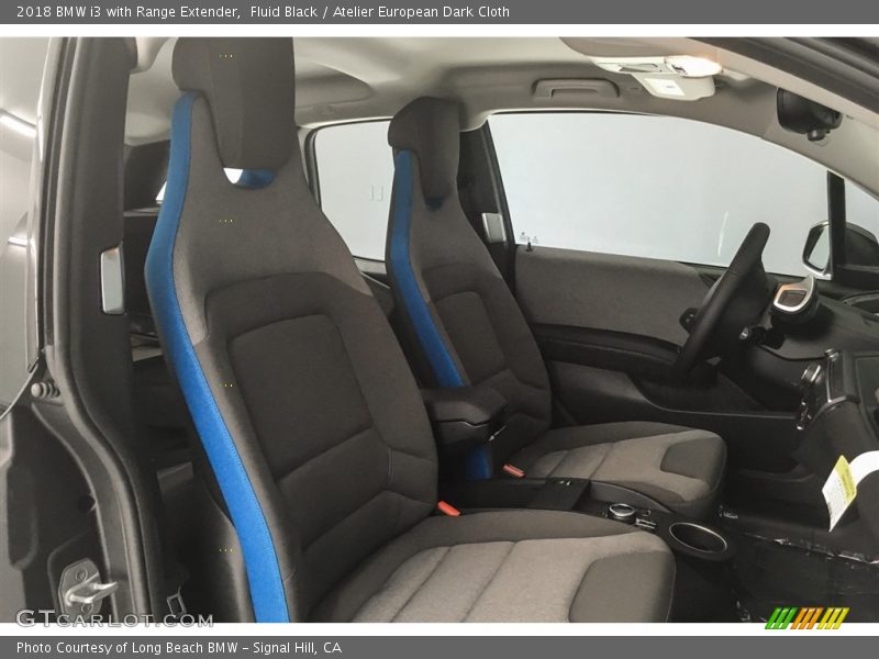 Fluid Black / Atelier European Dark Cloth 2018 BMW i3 with Range Extender