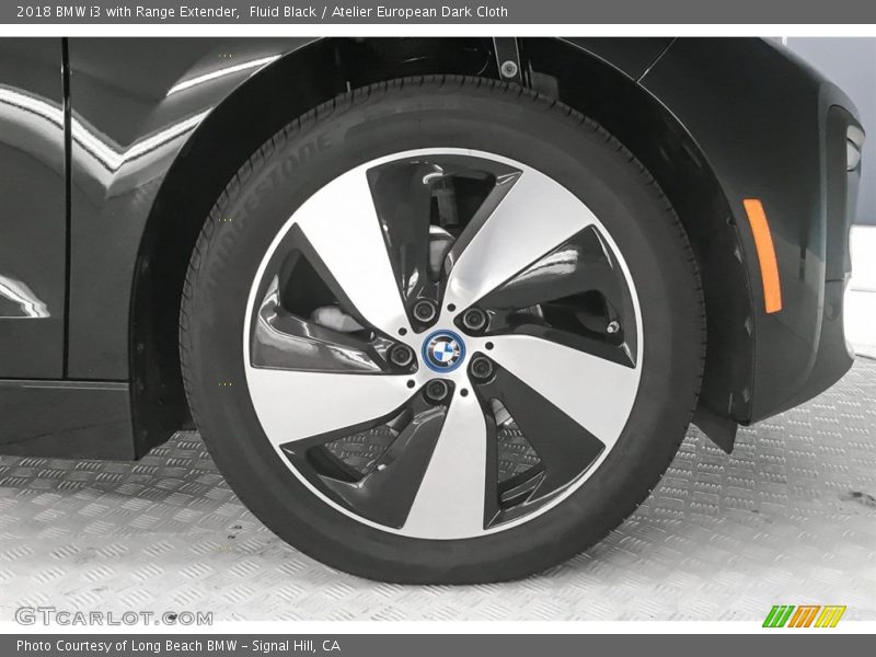 Fluid Black / Atelier European Dark Cloth 2018 BMW i3 with Range Extender