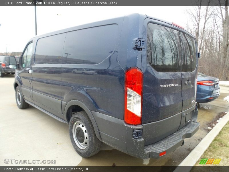 Blue Jeans / Charcoal Black 2018 Ford Transit Van 150 LR Regular