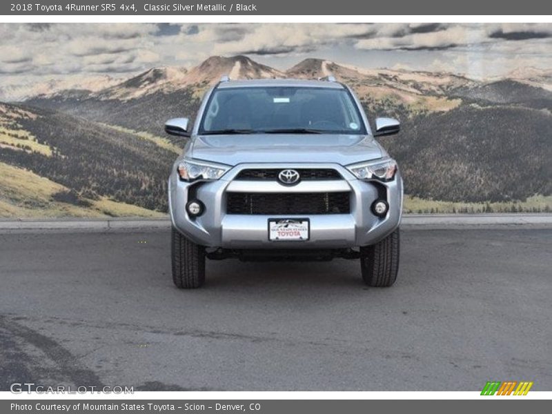 Classic Silver Metallic / Black 2018 Toyota 4Runner SR5 4x4