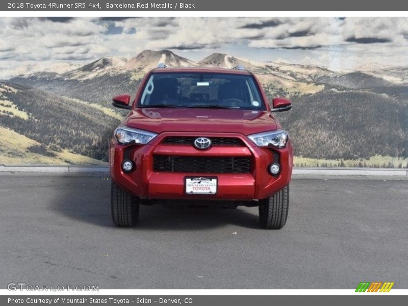 Barcelona Red Metallic / Black 2018 Toyota 4Runner SR5 4x4