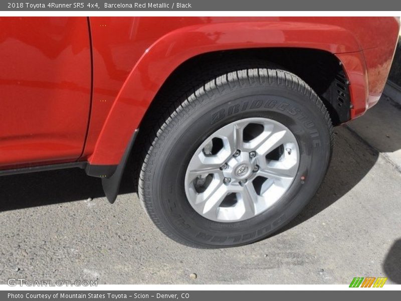 Barcelona Red Metallic / Black 2018 Toyota 4Runner SR5 4x4