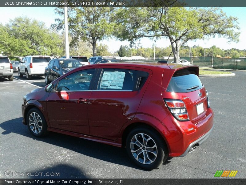 Cajun Red Tintcoat / Jet Black 2018 Chevrolet Sonic LT Hatchback