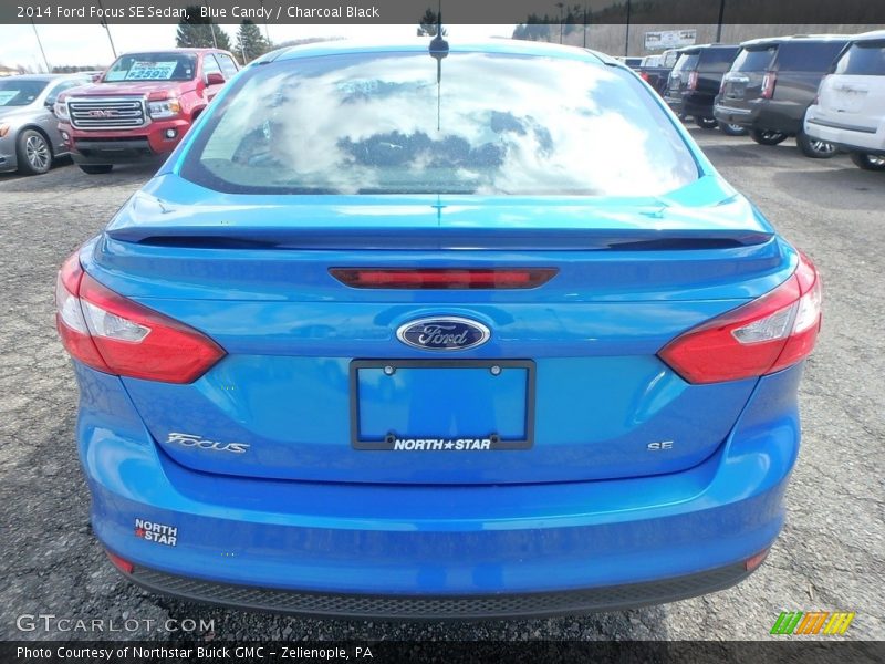 Blue Candy / Charcoal Black 2014 Ford Focus SE Sedan